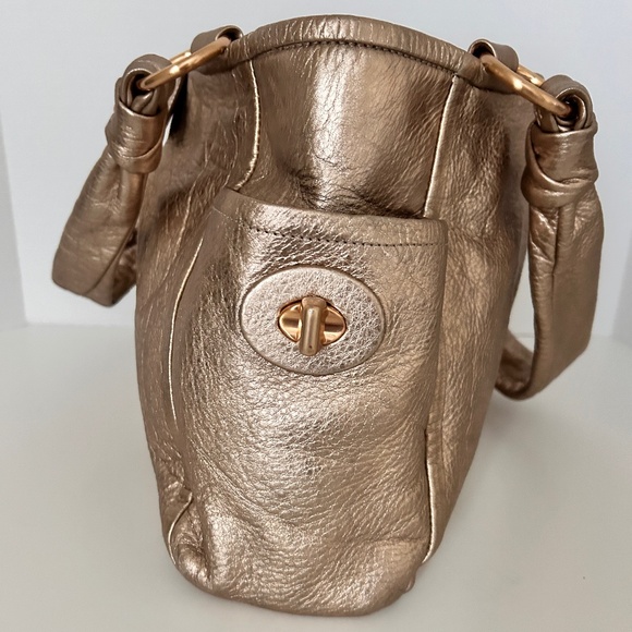 Coach Vintage Metallic RoseGold Soho Leather Handbag - Picture 4 of 6